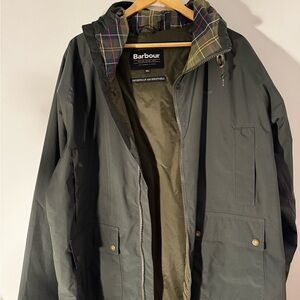 Barbour Men's Domus Waterproof Jacket (Sage/Classic Color)